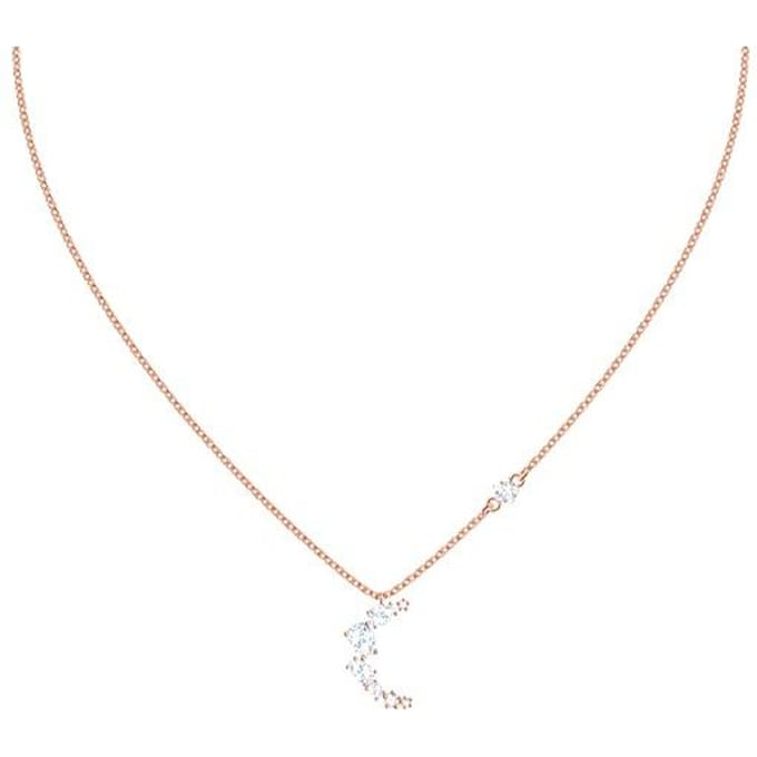 Swarovski Penélope Cruz Moonsun Collier Femme Collier Or Rose 5486357 Box (Random Color) white