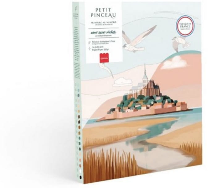 "LA PETITE épicerie Painting by Number Kit ""MONT SAINT-MICHEL"" - Creatieve hobbyset"