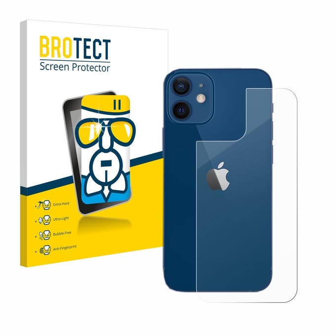 Screenprotector voor Apple iPhone 12 / 12 Pro (Achterkant) Beschermglas transparant