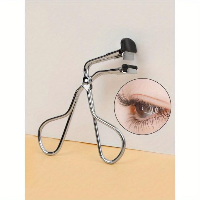 1 st Deelwimperkruller Roestvrij Staal Wimpertangetjes 1pc zilver