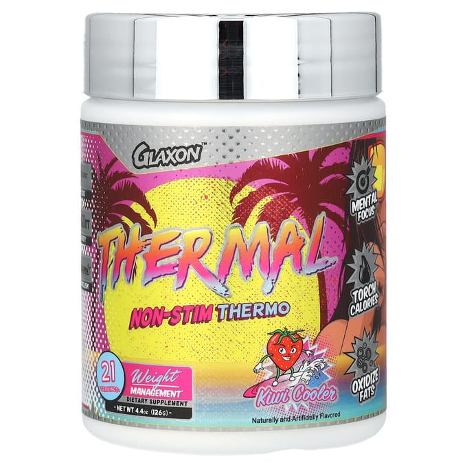 Glaxon, Thermique, Thermo non irritant, Kiwi Cooler, 4,4 oz (126g)