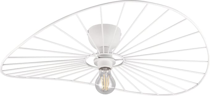 REALITY CHAPEAU - Plafondlamp - Wit mat - excl. 1x E27 40W