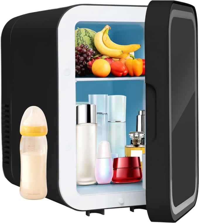 ApexArte® Mini Koelkast - Minibar - Skincare Fridge - Zwart