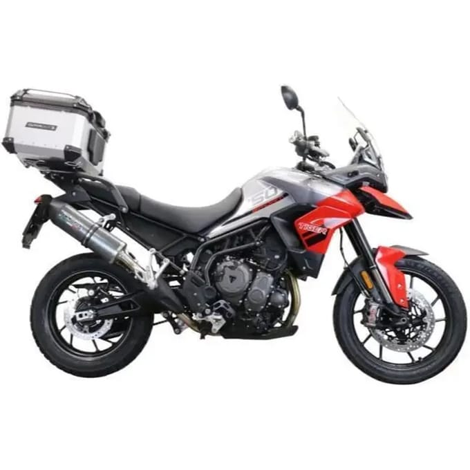 Top case motorfiets van aluminium met specifieke plaat inbegrepen GPR Tech Triumph Tiger 900 2020/2023 E5