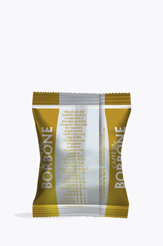 Caffè Borbone Miscela Oro 100 Stk. Espresso Capsules | Nespresso-compatibel | Evenwichtige Arabica-Robusta melange met amandeltoetsen
