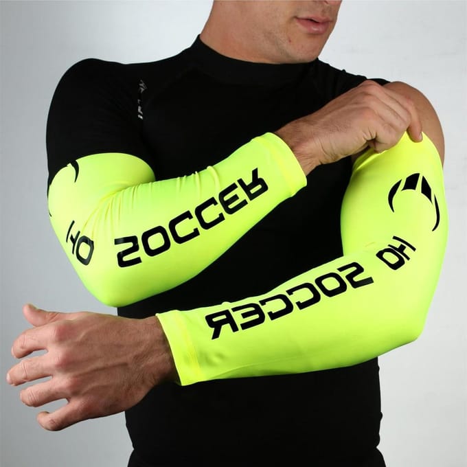 Keepershandschoen Manchet - Voetbal Accessoire - Kunstgras Bescherming - Hoge Elasticiteit - Maat L - Lime