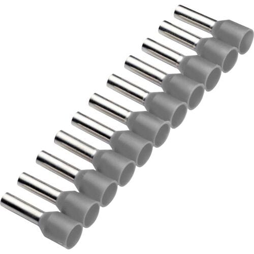 Cimco 187501 Adereindhulzen 0.75 mm² Deels geïsoleerd Grijs 500 stuk(s)