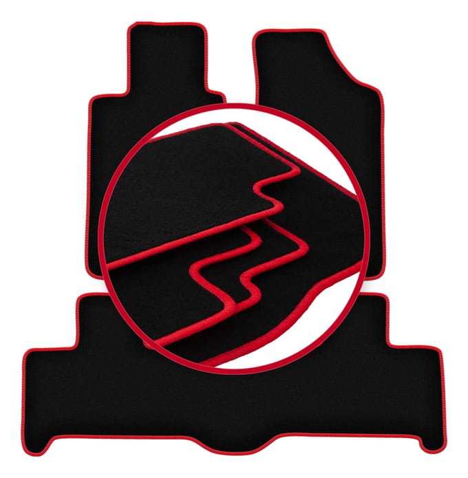 CARLUX-RED automatten voor: Hummer H3 SUV (2005-2010)