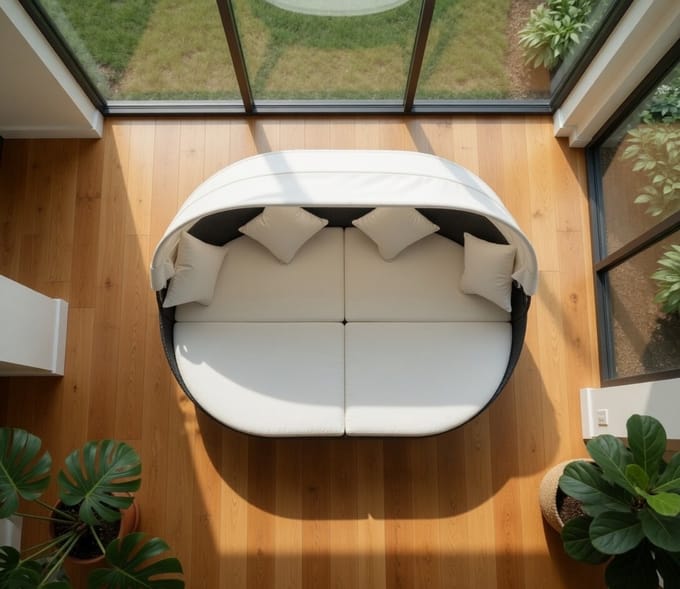 Luxe Loungeset – Weerbestendig – Wit – Industrohome
