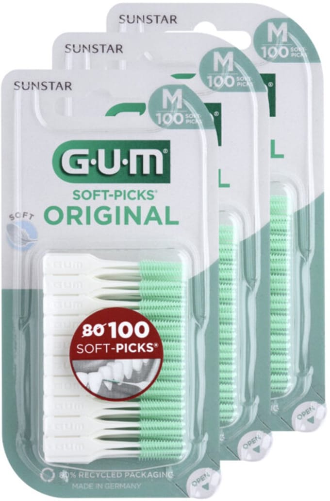 Gum Soft-Picks Regular - 3 x 100 stuks - Voordeelverpakking