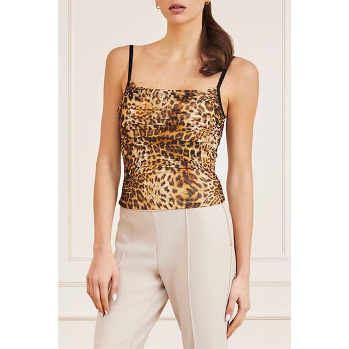 GUESS Marciano By  Talitha Mesh Top Spellbound Print Größe: XXS | Tanktops Outlet | Damen