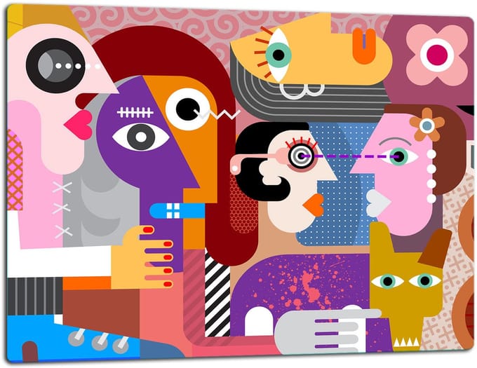 TMK ArtDeko - Snijplank - Glas - 52x40cm - Inductie