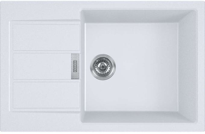Franke Sirius 2.0 - Tectonite spoelbak S2D 611-78 XL 78x50 cm, wit 143.0617.615