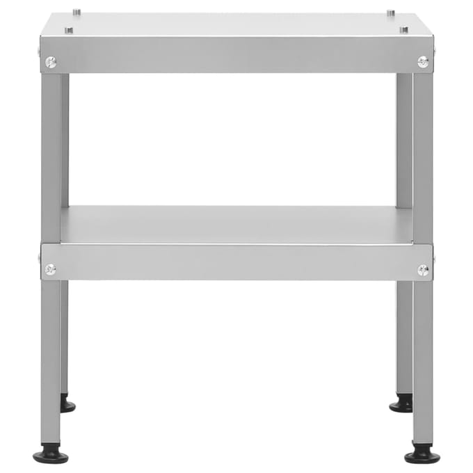 vidaXL - Tafel - voor - rookoven - 40x28x44,5 - cm - gegalvaniseerd - staal
