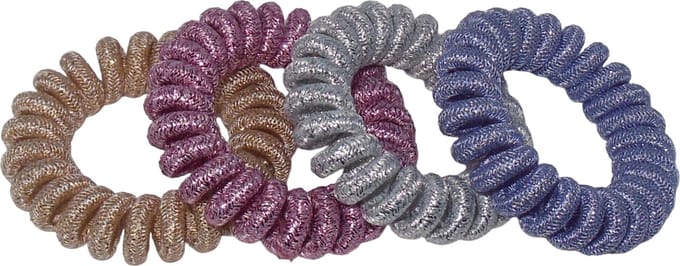 Kabelelastiek klein glitter diverse kleuren #1