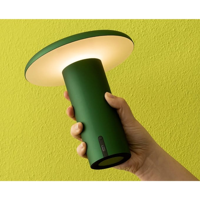 Artemide Takku Tafellamp op batterij - green
