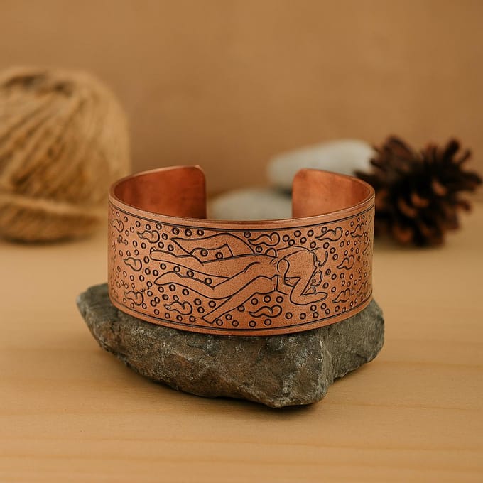 Koperen Tibetaanse armband - Kamasutra