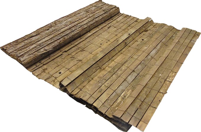 Nature - Schorsmat - tuinscherm - 1,8 x 3m - afscherming