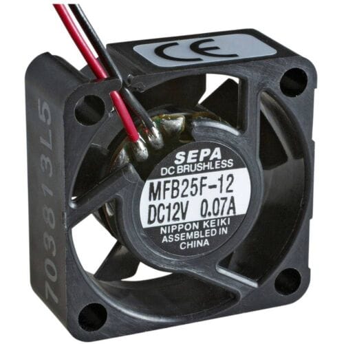 SEPA MFB25F12 Axiaalventilator 12 V/DC 4.2 m³/h (l x b x h) 25 x 25 x 10 mm