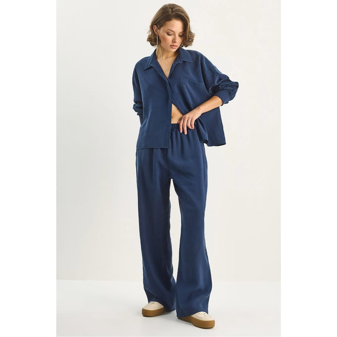 Shirt-Broek Twee-Delige Coördinatie Set