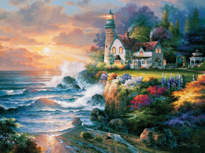 Sunsout puzzel 1000 stukjes "Twilight Beacon"