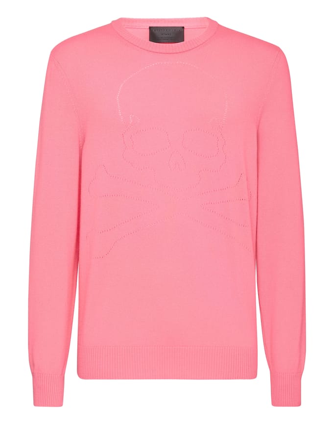 Pullover Ronde Hals Skull And Plein