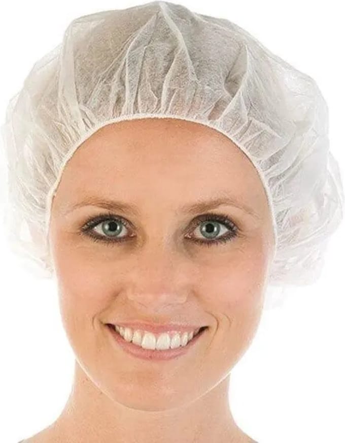Haarnetjes wit 100 stuks Huismerk - Wit - Gesponnen polypropyleen - Class 1 product
