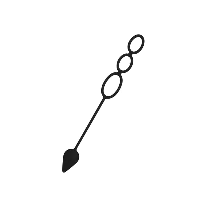 Rimba - Siliconen Cockring Met Buttplug Ø 46 mm S/M