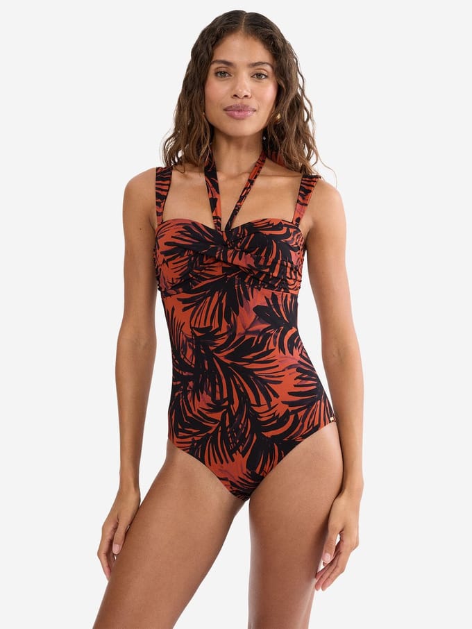 Sculpting stof badpak dames Triumph Summer Palm