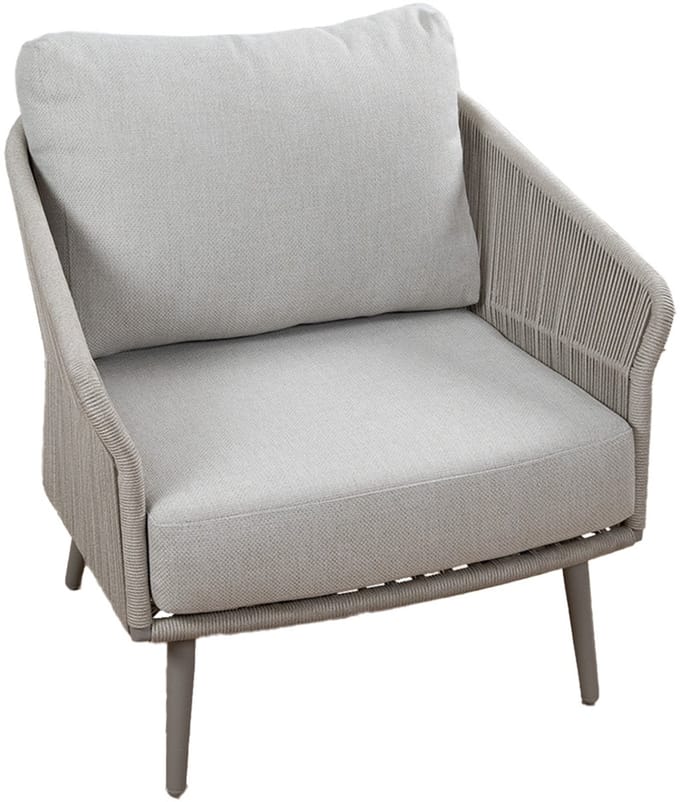 Loungestoel Alezio | Beige & Camel