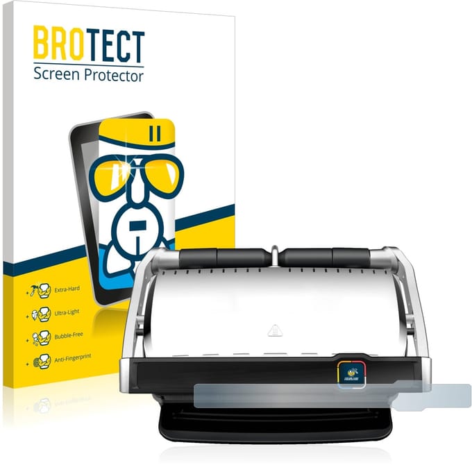 Screenprotector voor Tefal OptiGrill Elite XL Beschermglas transparant