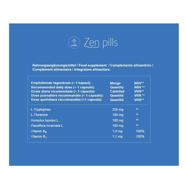 Zen Pills, ontspannende pillen om angst onder controle te houden Unique bosbes