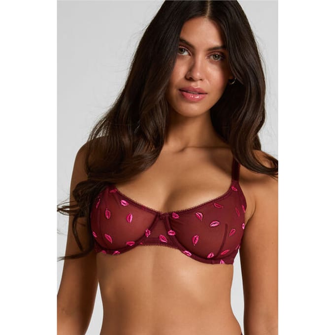 Hunkemöller Niet-voorgevormde beugel bh Frida Rood