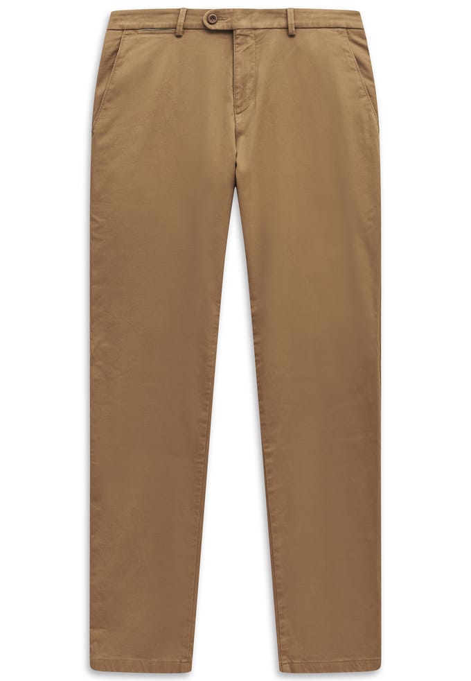 Bugatti Herren Chino Modern Fit broek van katoen-stretch