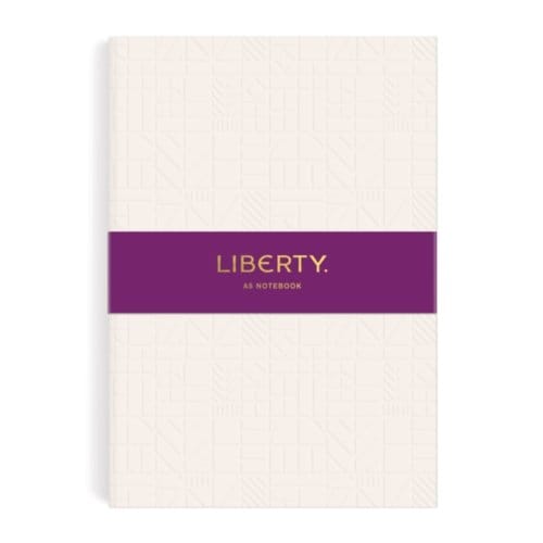 Liberty Cream Tudor A5 Embossed Journal - Galison