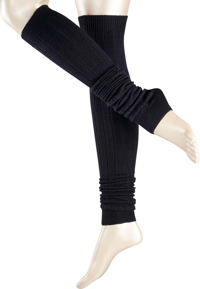 Esprit Rib Beenwarmer dik gedessineerd wol beenwarmers dames blauw - maat ONESIZE