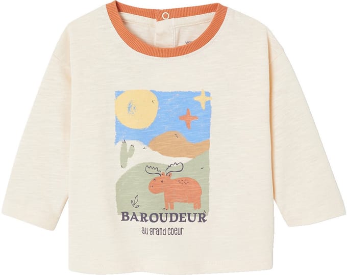 Vertbaudet T-shirt baby jongen lange mouwen