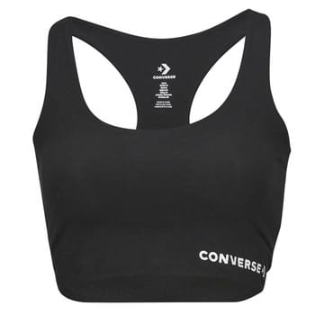 Sport BH Converse WORDMARK BRA TOP CONVERSE BLACK
