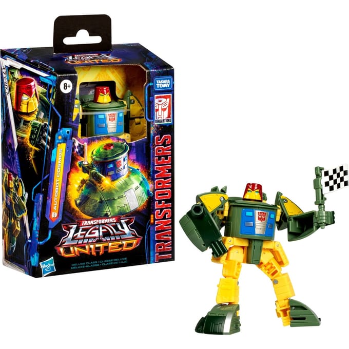 Hasbro Transformers Legacy Deluxe Class Autobot Cosmos 5.5” Action Figure, 8+