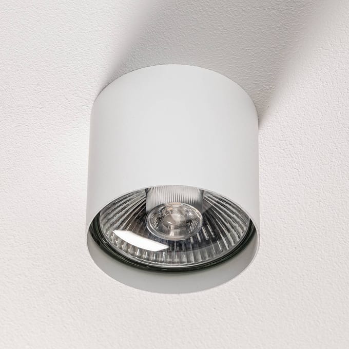 Nowodvorski Lighting Plafondspot Bit S in cilindervorm, wit