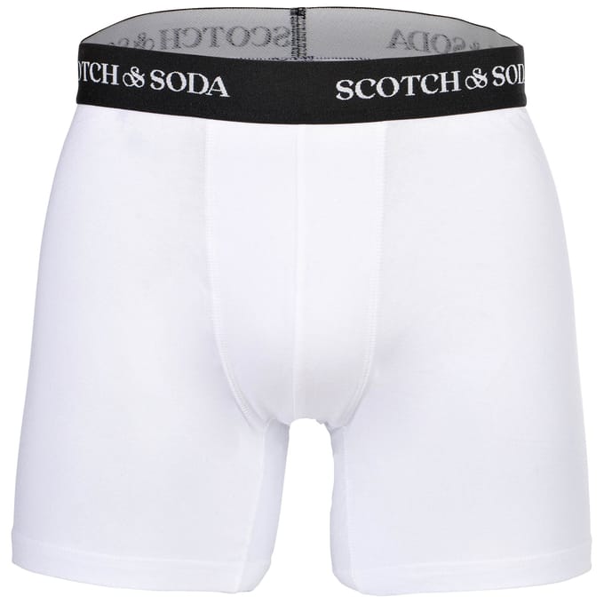 Scotch & Soda Boxershorts Solid Cotton Stretch Set van 6