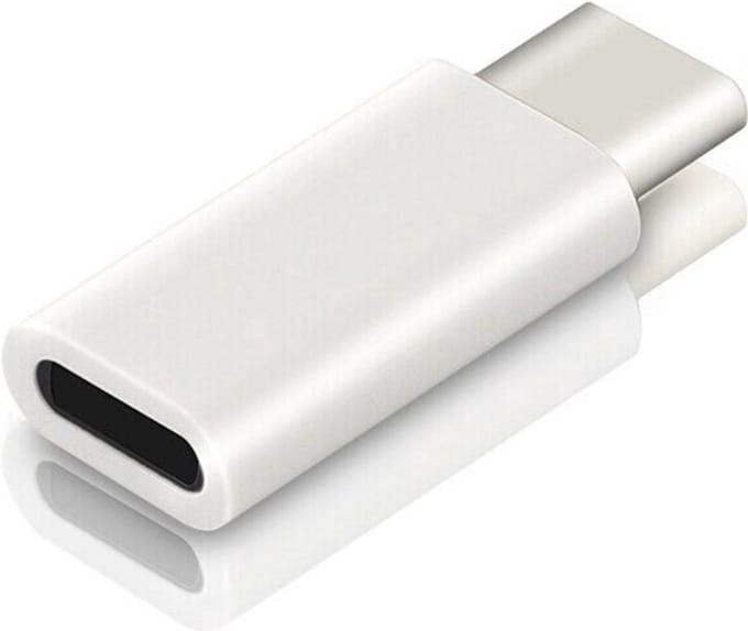 Lightning naar USB-C adapter - Converter - Oplaadadapter - Opladen - Niet geschikt voor data-overdracht - Wit - Jonyx