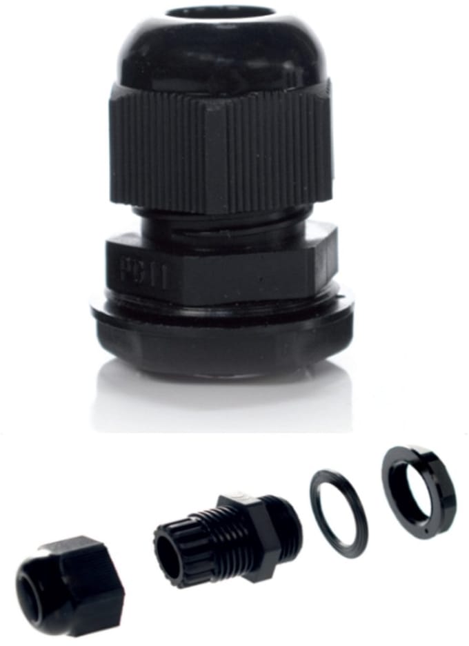 Trytyt PG-Serie - Kabelwartel - PG11 - Zwart - IP68