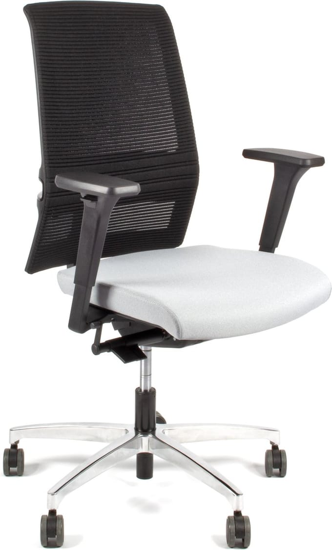 Linea Omnia 01 - Bureaustoel - Ergonomisch EN1335 - Multi verstelbaar- Zwart/Grijs