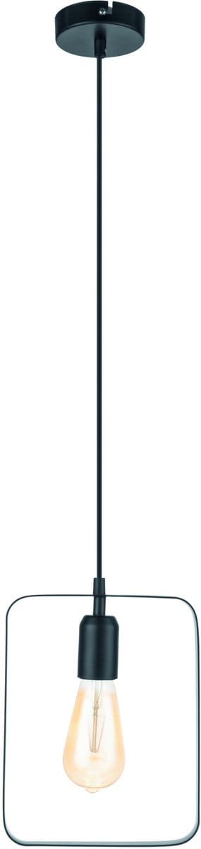EGLO Vintage Bedington - Hanglamp - 1 Lichts - Zwart