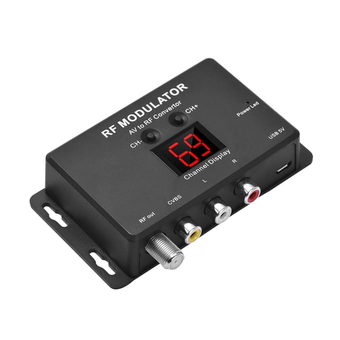 Modulateur RF M60 Convertisseur AV vers RF noir