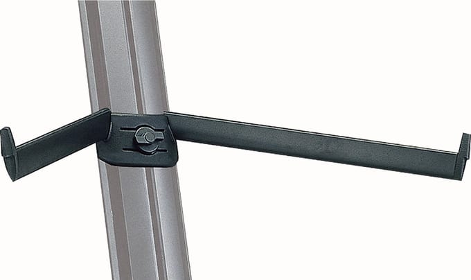 Konig & Meyer 18866 Support Arm Set B Black Anodized keyboardstandaard