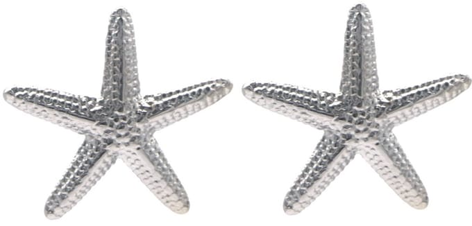 Oorbellen Zeester – Edelstaal – 3cm – Zilverkleurig