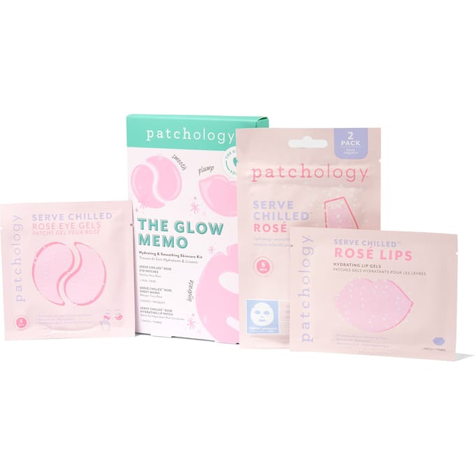 Patchology The Glow Memo Hydrating & Smoothing Skincare Kit