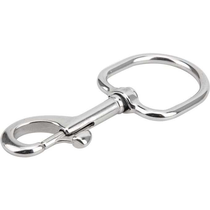 316 Roestvrij Staal Enkele Haak D-ring Karabijnsluiting Lanyard Haak (103  x  45)